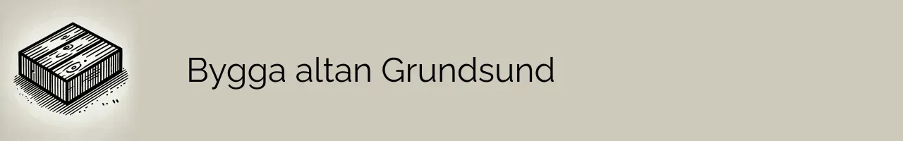 Bygga altan Grundsund